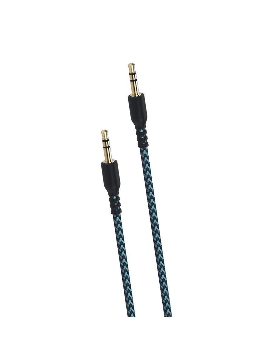 ACL A-6 1 Metre 3.5mm to 3.5mm Örgülü Kumaş Ultra Dayanıklı HD Ses Aux Kablosu (Altın Kaplama Uçlu) - Görsel 6