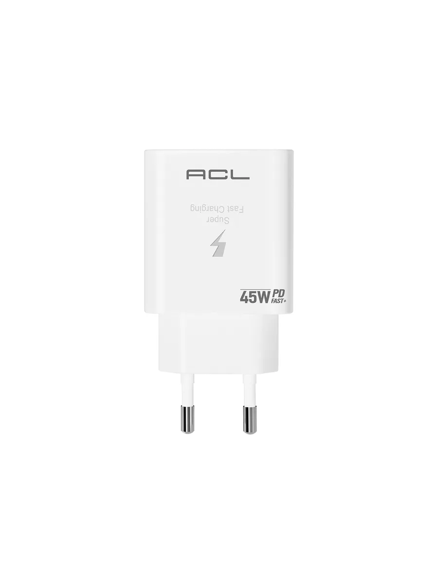 ACL AC-112 45W PD 3.0 Tek Portlu Type-C Süper Hızlı Duvar Şarj Cihazı – PPS Destekli ve Akıllı Güç Yönetimi - Görsel 3