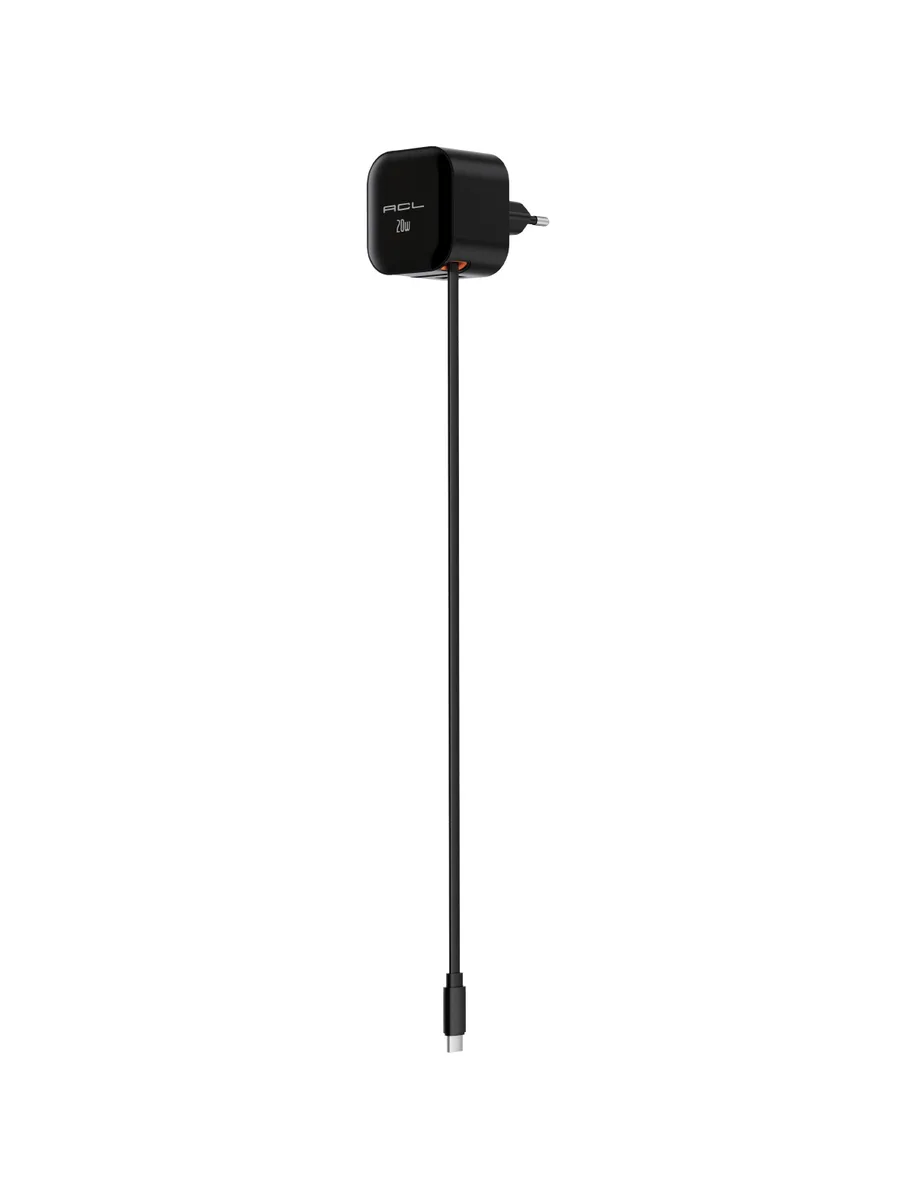 ACL AC-119 20W PD Geri Çekilebilir (Retractable) Type-C Kablolu ve USB-A Çıkışlı Hızlı Seyahat Şarj Cihazı - Görsel 4