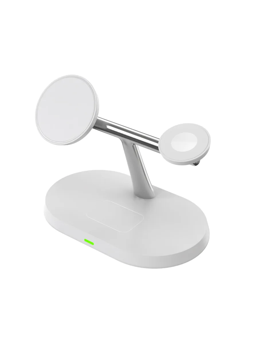 ACL AW11 3in1 MagSafe Kablosuz Şarj Standı – Telefon, Saat ve Kulaklık İçin 15W Hızlı Şarj İstasyonu - Görsel 3