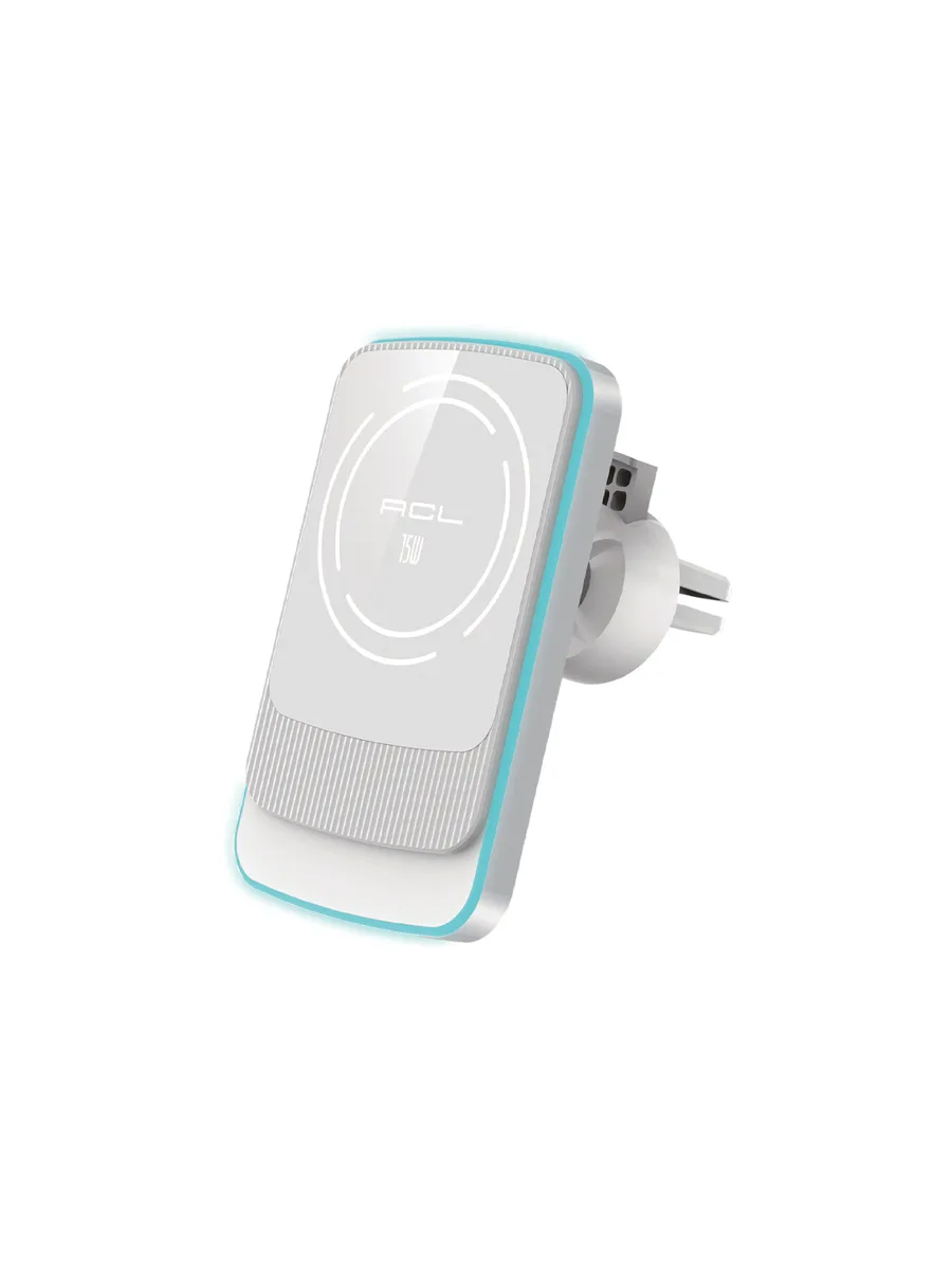 ACL AW22 15W MagSafe Kablosuz Araç İçi Şarj Cihazı ve Telefon Tutucu – Sarsılmaz Izgara Klipsli - Görsel 3