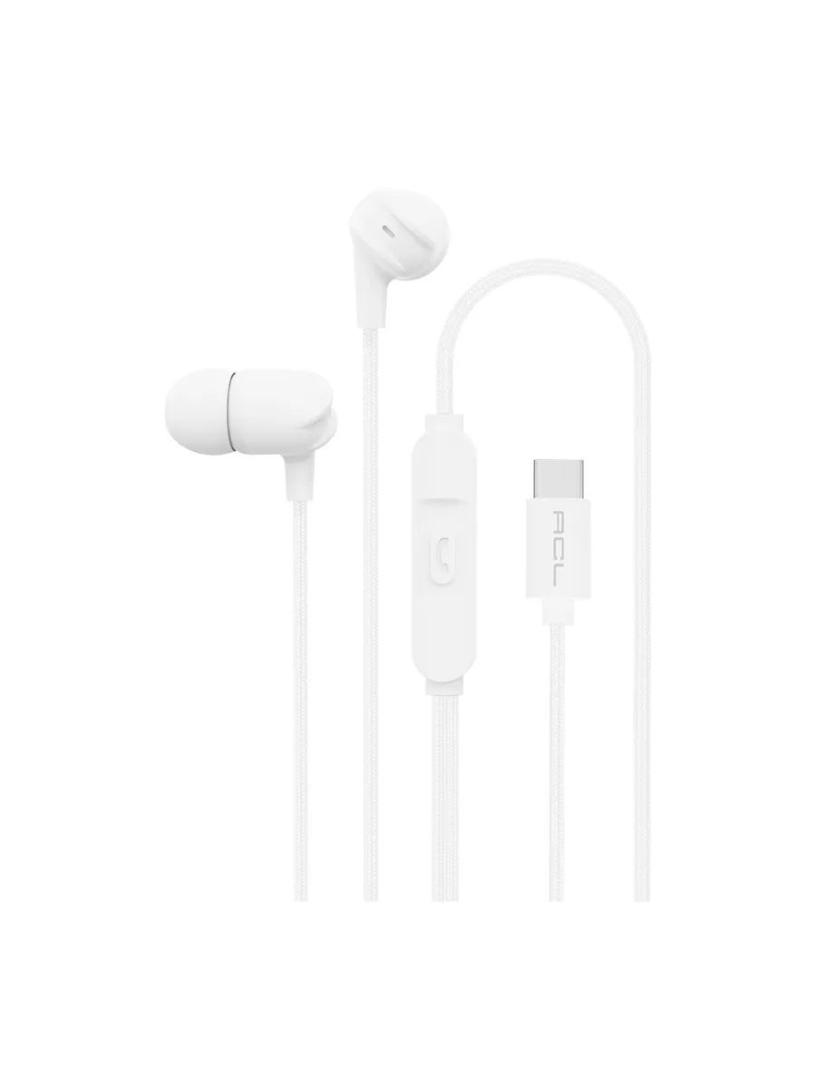 ACL K1-74 USB-C Tip C Metal Başlıklı ve Örgü Kablolu Mikrofonlu Kulak İçi Kulaklık – 1.2M Dayanıklı Tasarım - Görsel 3