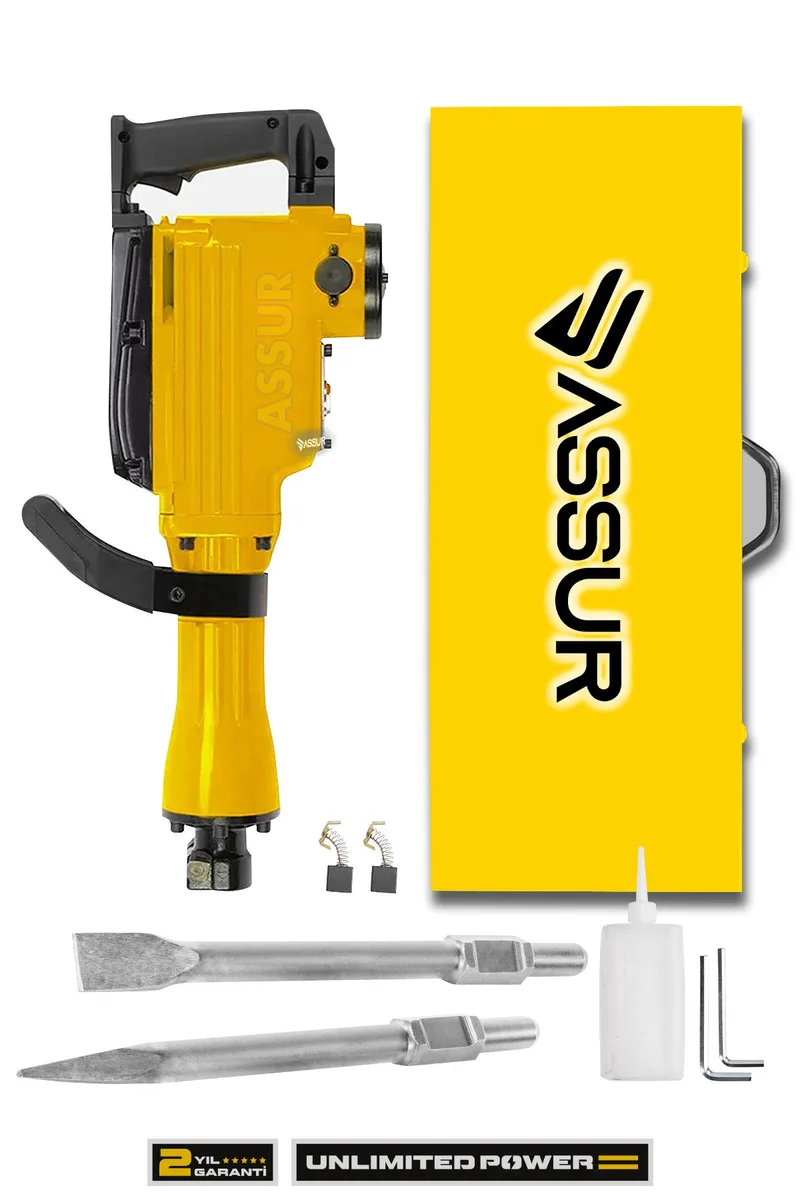 ASSUR 1800W Darbeli 16 kg Kırıcı Delici Hilti - Görsel 4