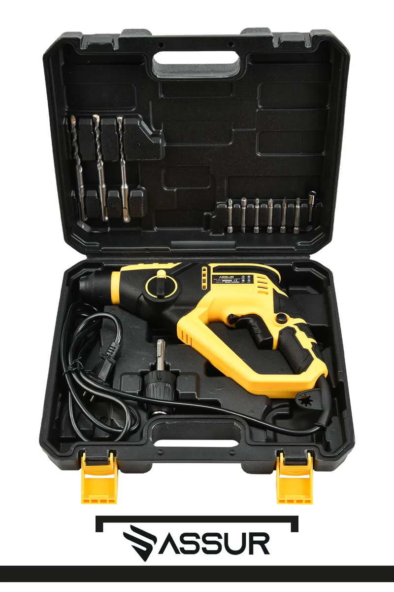 Assur 250W 2 Kademeli Bakır Sargılı Darbeli Kırıcı Delici Hilti - Görsel 5