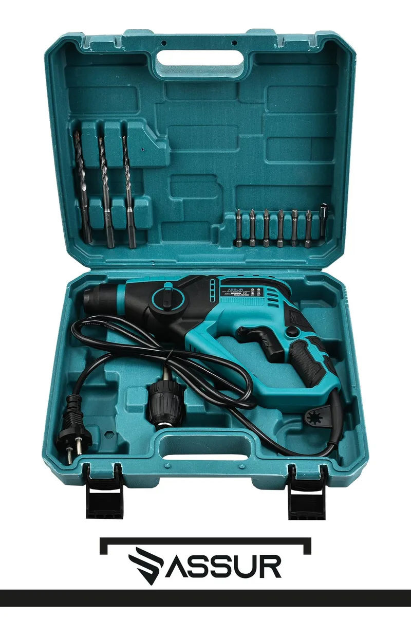 ASSUR 250W 2 Kademeli Bakır Sargılı Darbeli Kırıcı Delici Hilti - Görsel 3