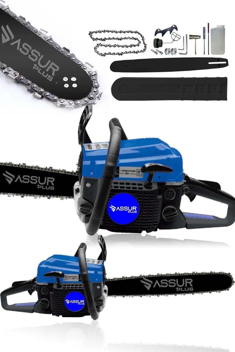 Assur 52 Cc Benzinli Ağaç Odun Dal Kesme 45 Cm Testere - Görsel 7