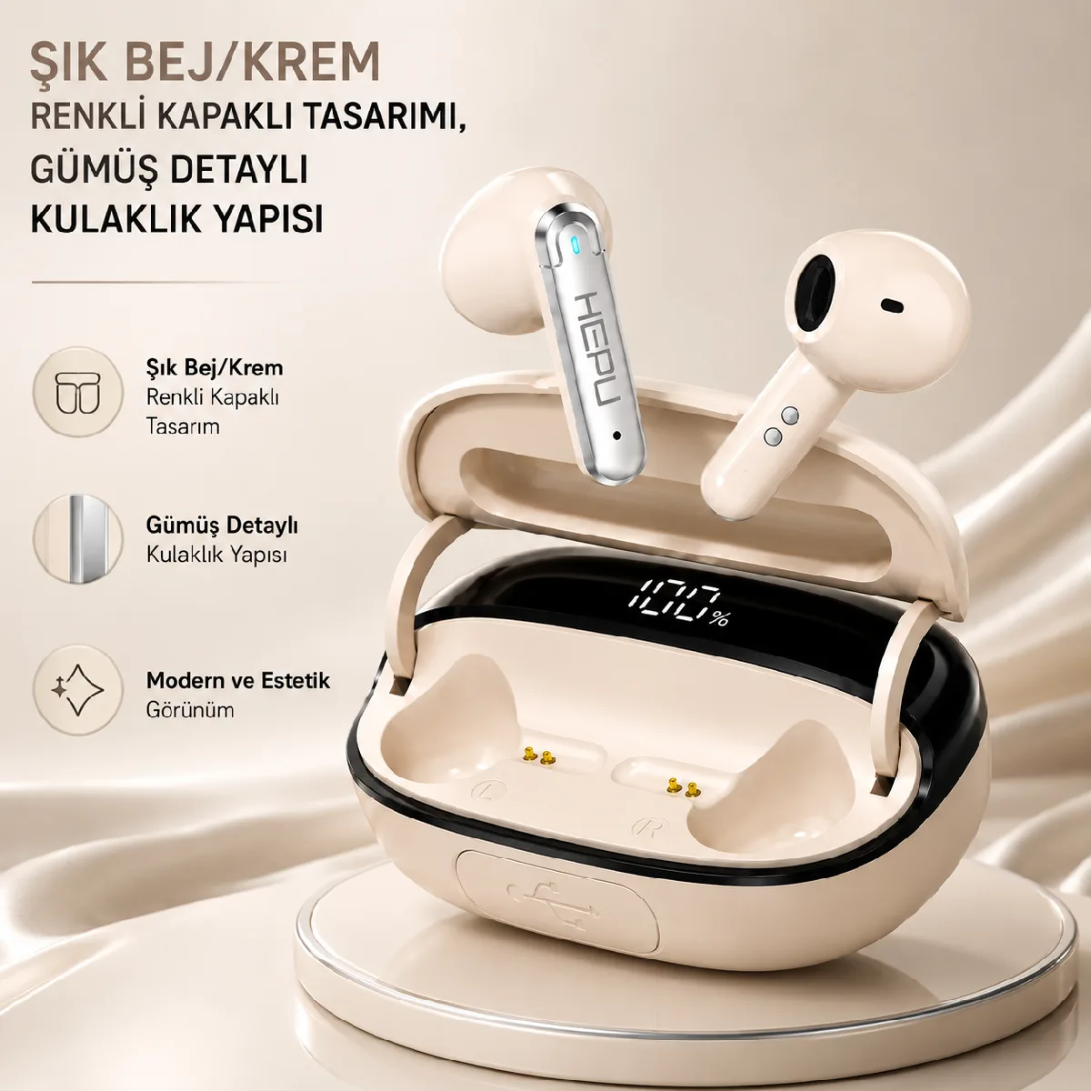 HEPU BLUETOOTH KULAKLIK HP-675 - Görsel 4