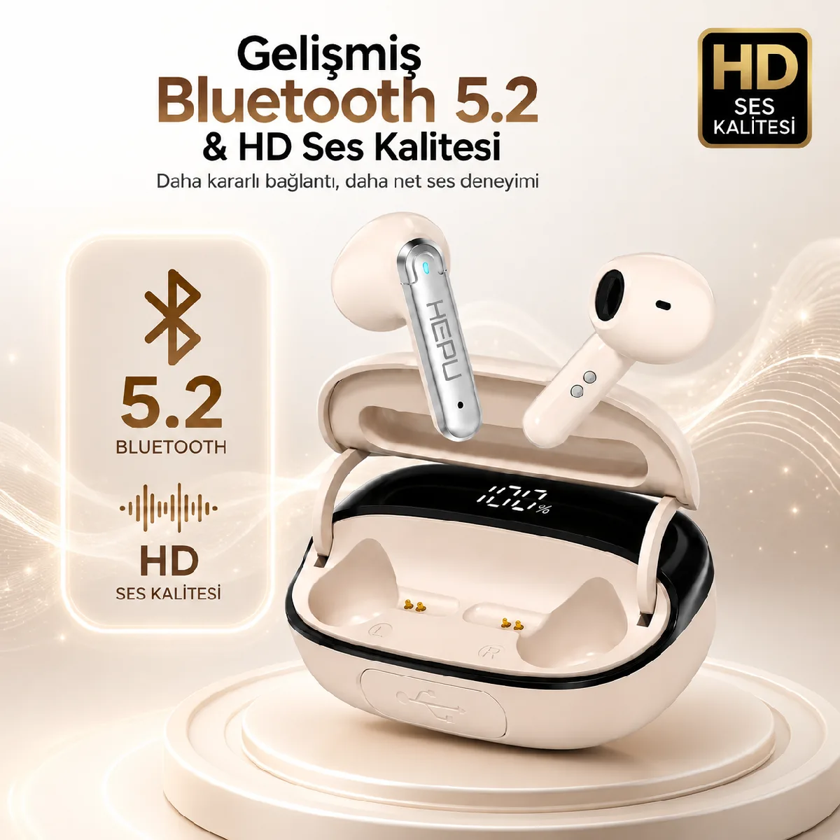 HEPU BLUETOOTH KULAKLIK HP-675 - Görsel 5