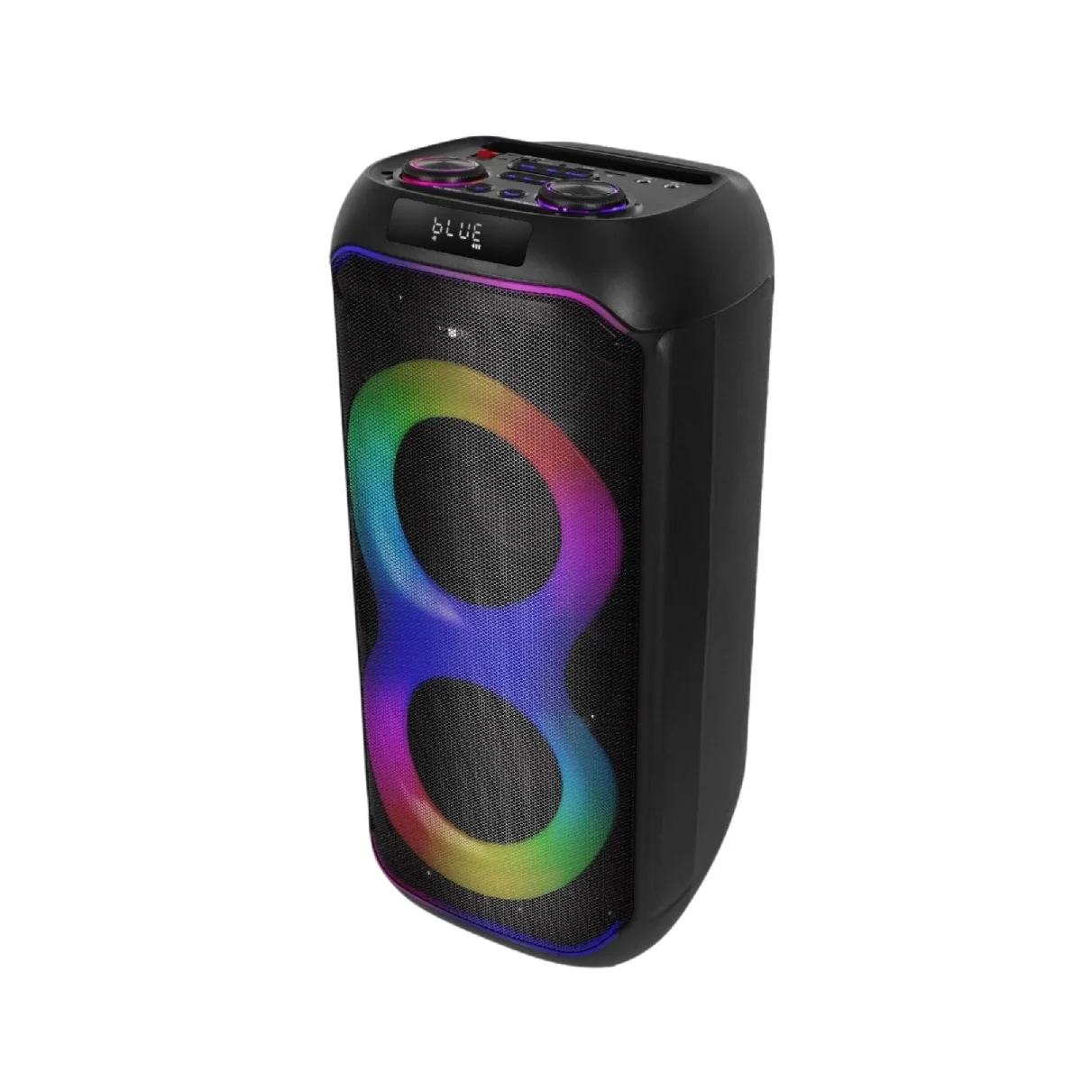 HEPU HP-117 Partybox Bluetooth Hoparlör – 2×6.5” Hoparlör, 40W Güç, RGB Işık, TWS Destekli