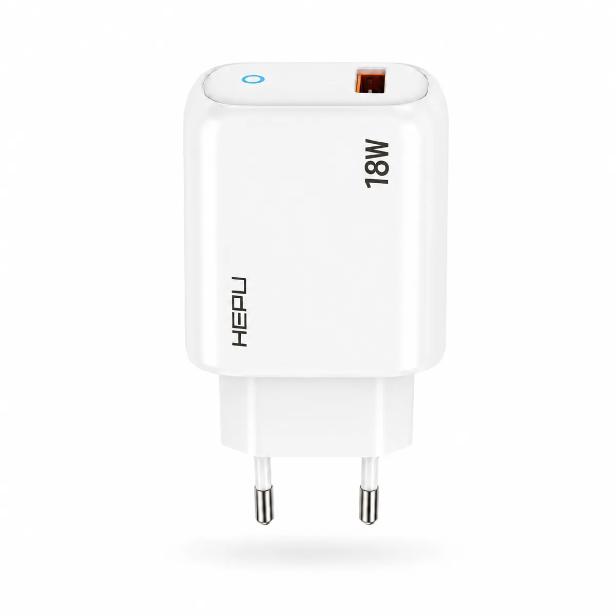 HEPU HP-618 18W 3A Hızlı Şarj Adaptörü – Qualcomm Quick Charge + Type-C Kablo Dahil