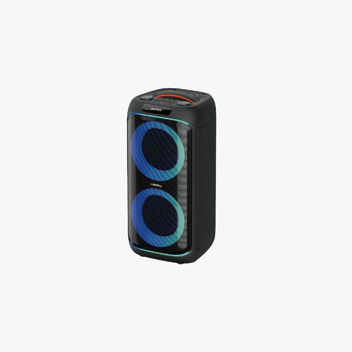 HEPU HP-990 Partybox Bluetooth Hoparlör – 2×6” Hoparlör, 40W Güç, RGB Işık, TWS Destekli