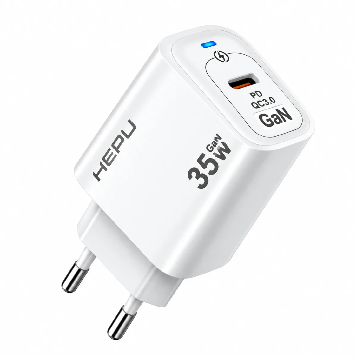 HEPU HP-AC05 35W GaN PD Şarj Adaptörü – Hızlı Şarj - Görsel 2