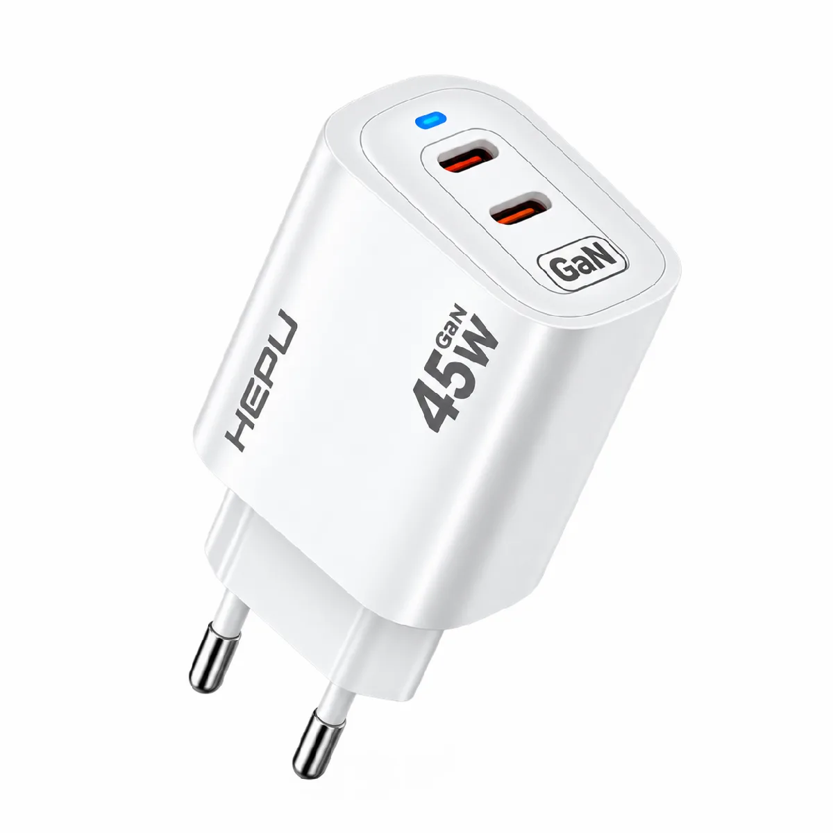 HEPU HP-AC06 45W GaN PD Şarj Adaptörü – Hızlı Şarj