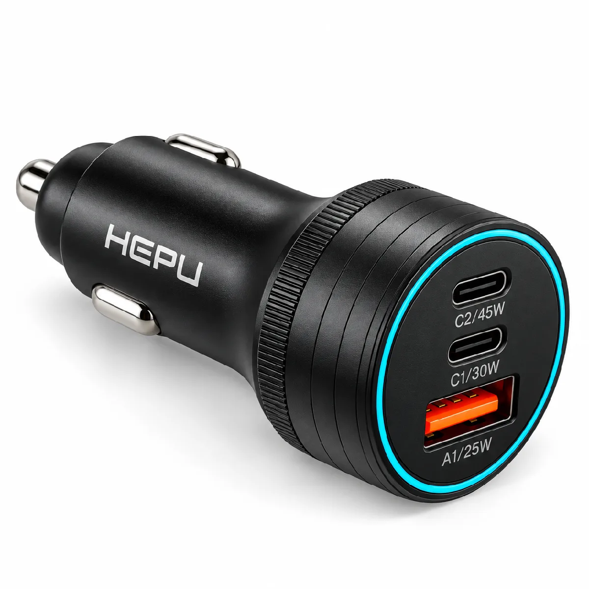 HEPU HP-AD01 105W Araç Şarj Cihazı – 3 Port, Hızlı Şarj
