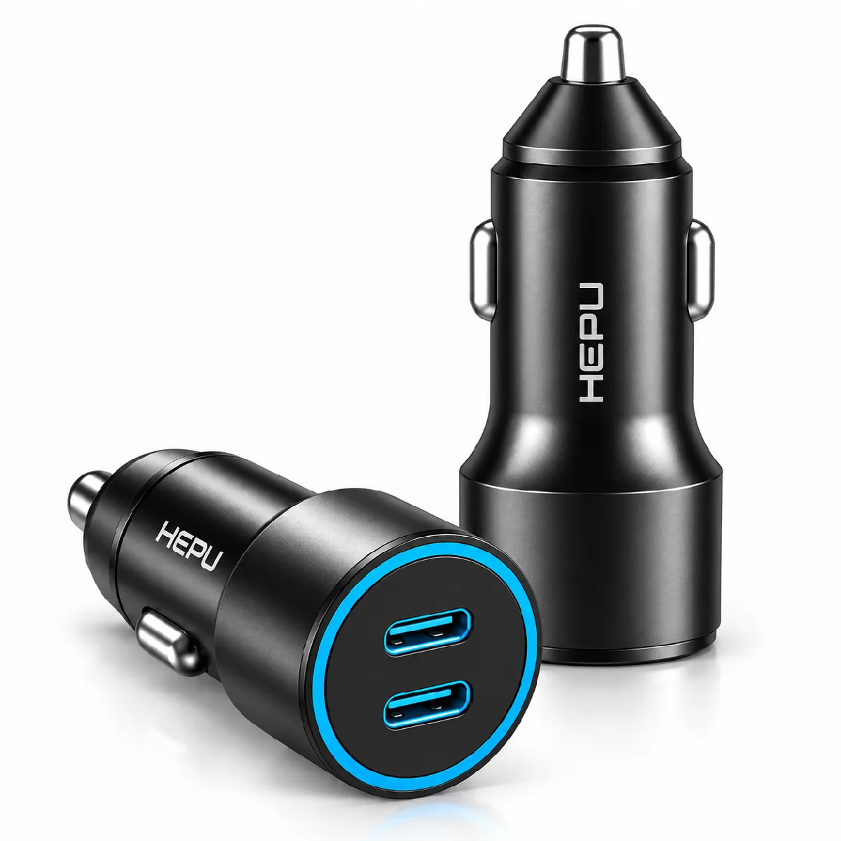 HEPU HP-AD03 60W Araç Şarj Cihazı – 2 Port, Hızlı Şarj