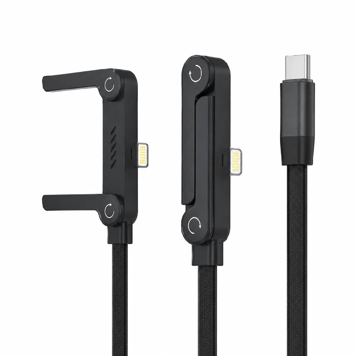 HEPU HP-ALC01 Armor Type-C to Lightning Hızlı Şarj Kablosu – 27W PD, Telefon Standlı Tasarım (1.5 Metre) - Görsel 6