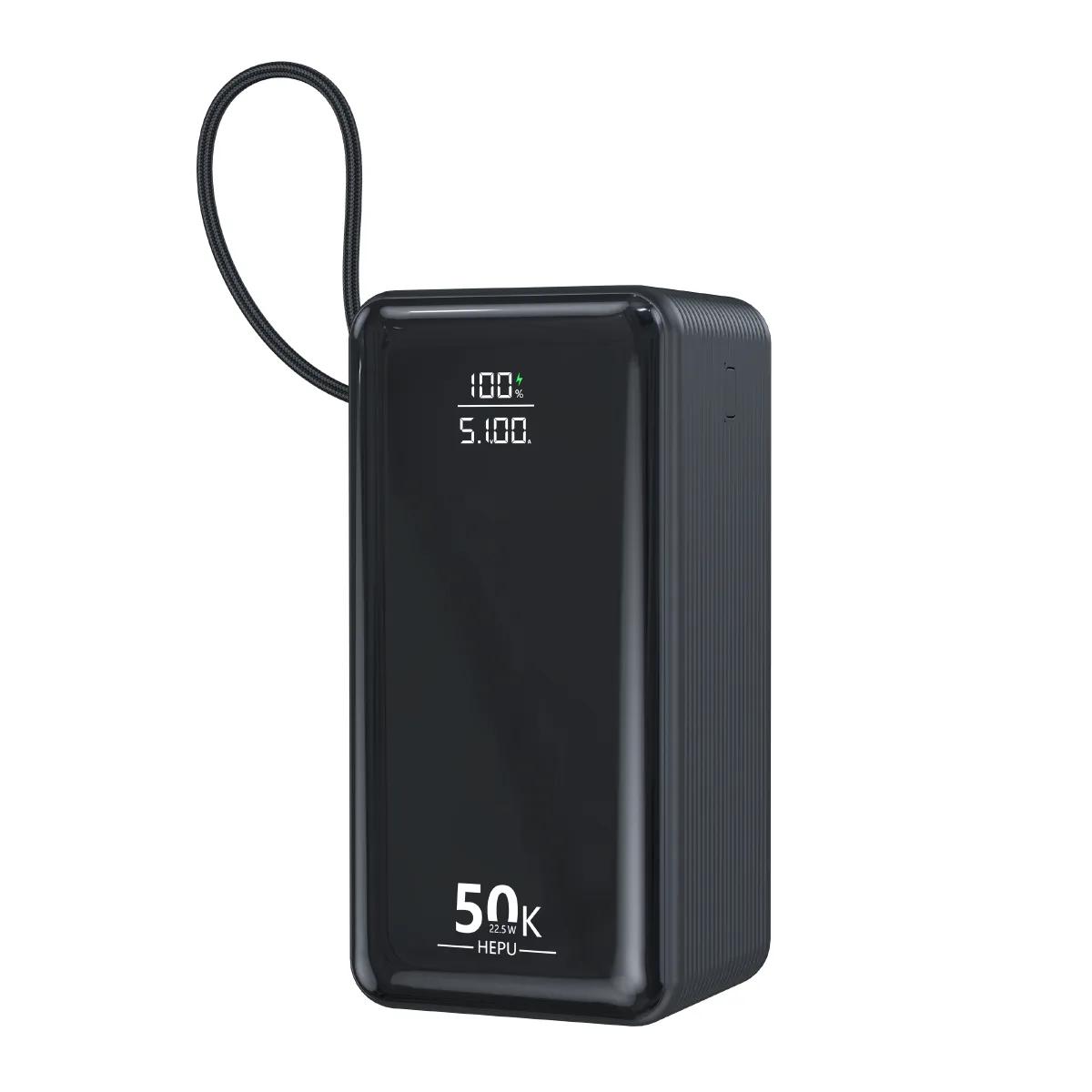 HEPU HP-AP12 Armor Powerbank – 50.000 mAh, Entegre Çoklu Kablolu, Dijital Göstergeli, Hızlı Şarj Destekli - Görsel 4