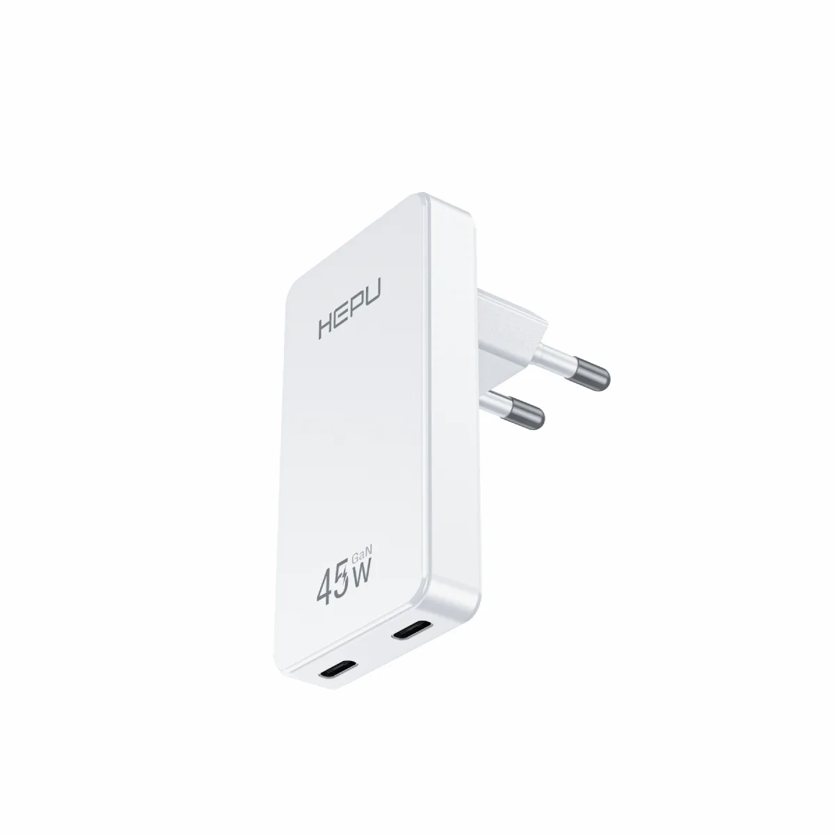 HEPU HP-C33 45W GaN Hızlı Şarj Adaptörü – Ultra İnce Tasarım Type-C Kablo Dahildir | UMO Perpa Shop