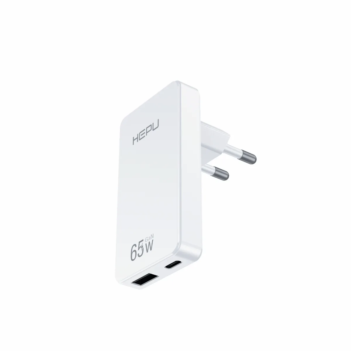 HEPU HP-C36 65W USB-C GaN Güç Adaptörü – Ultra İnce Tasarım, Hızlı Şarj Konforu (Type-C Kablo Dahildir)