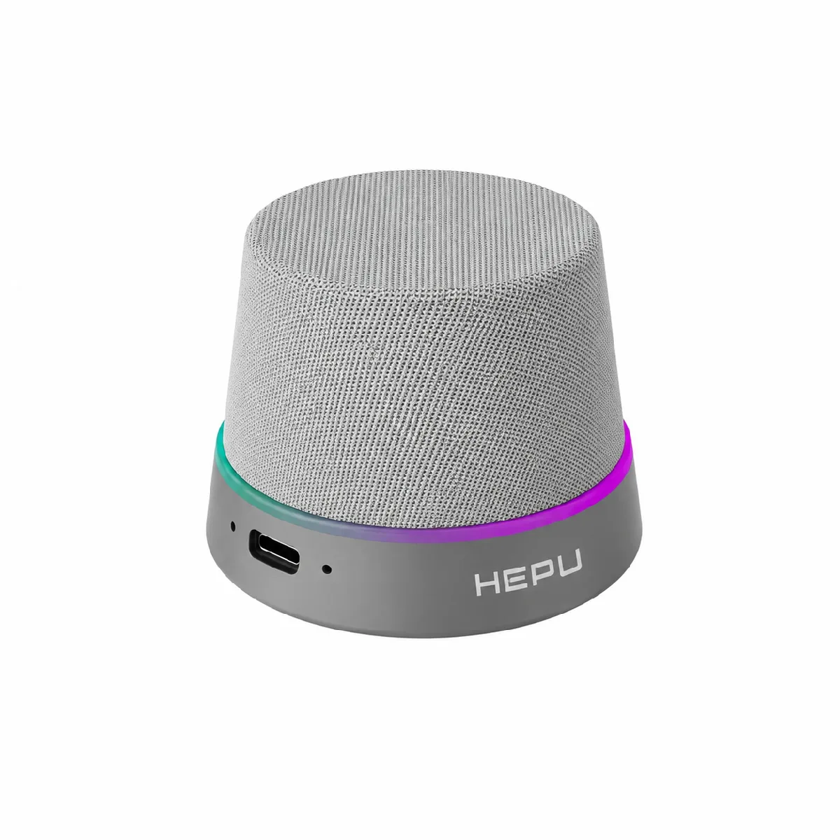 HEPU HP-MS01 Gri Armor Manyetik Bluetooth Hoparlör – 5W Ses Çıkışı, Bluetooth 5.3, TWS Destekli