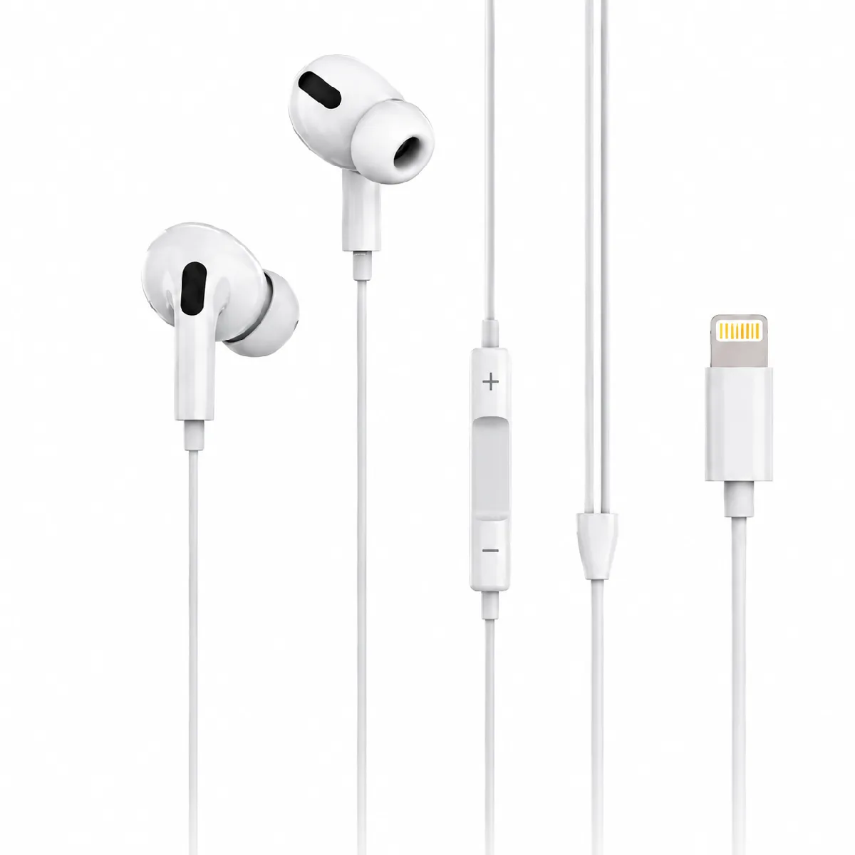 HEPU HP-TK02 Titan Series Lightning Kablolu Kulak İçi Kulaklık – Stereo Ses, Mikrofonlu
