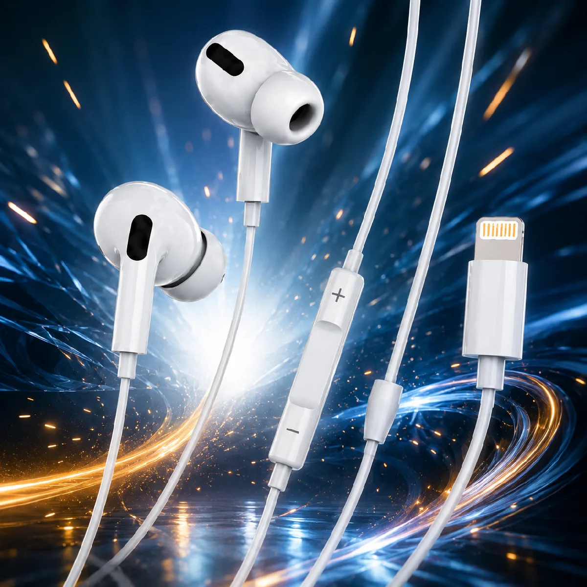 HEPU HP-TK02 Titan Series Lightning Kablolu Kulak İçi Kulaklık – Stereo Ses, Mikrofonlu - Görsel 6