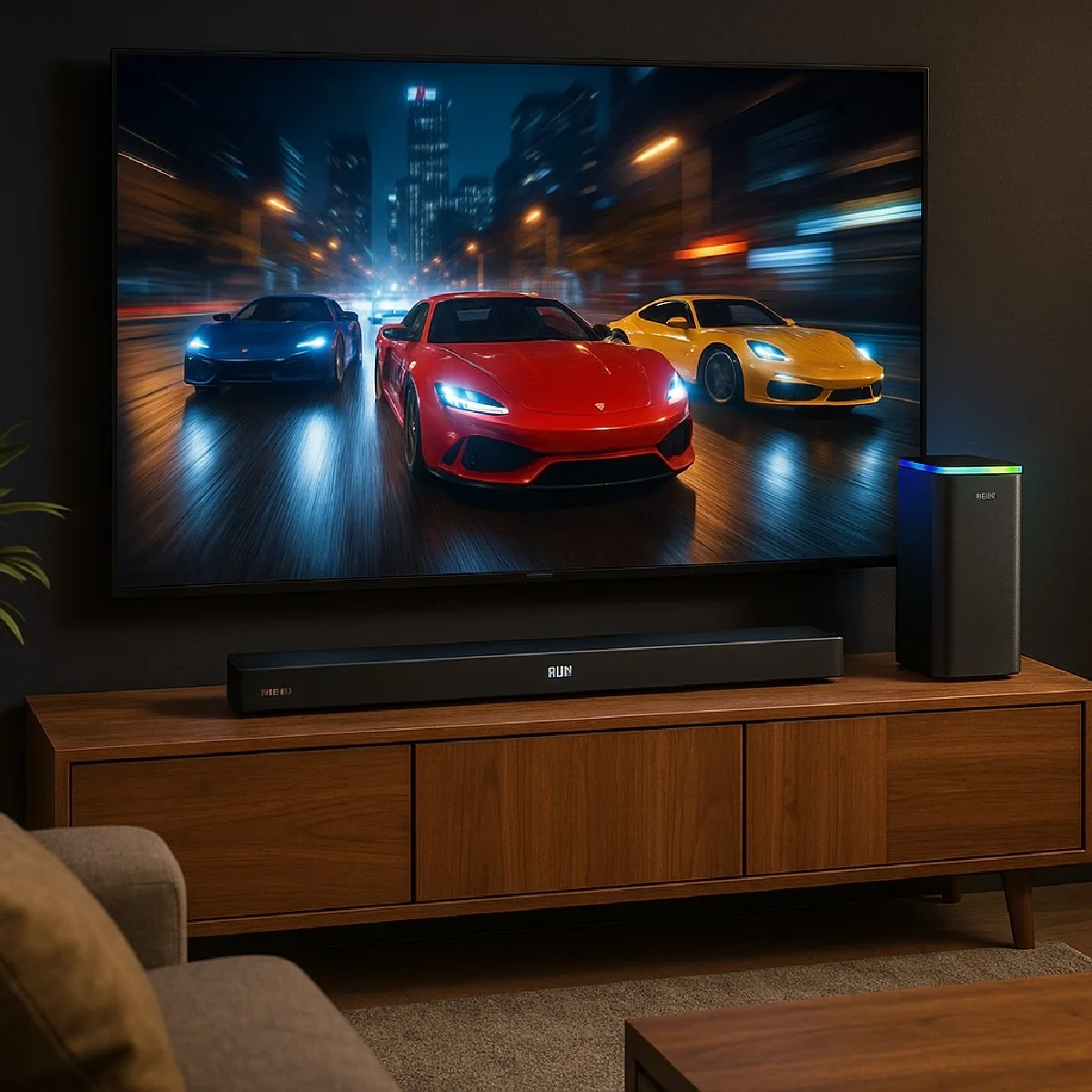 HEPU HP-TV06 – 180W Soundbar + Subwoofer Ses Sistemi (80W Soundbar + 100W Subwoofer) - Görsel 4