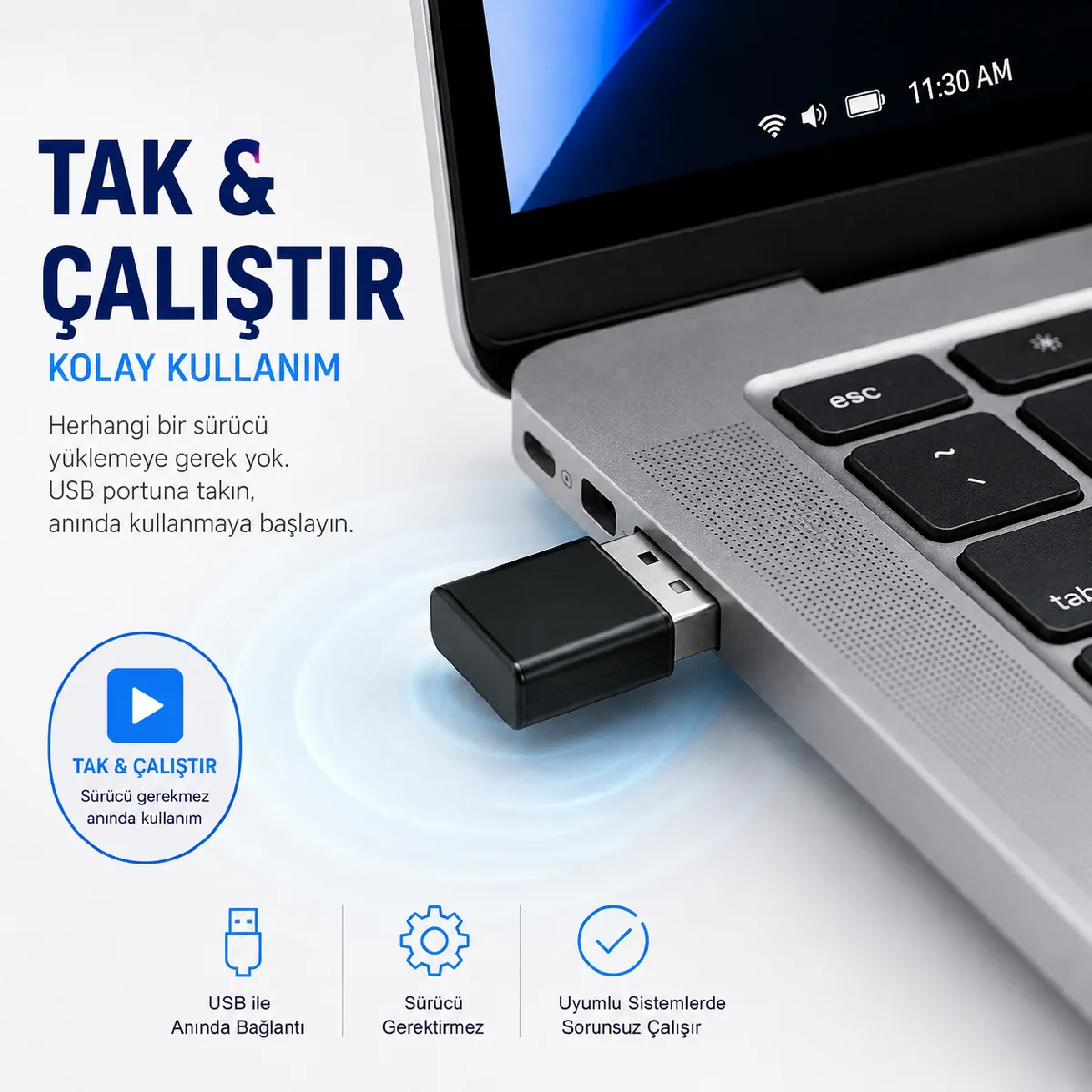 HEPU HP-Z01 Type-C to USB OTG Dönüştürücü – Tak & Kullan + Veri Aktarımı + Şarj Desteği - Görsel 3