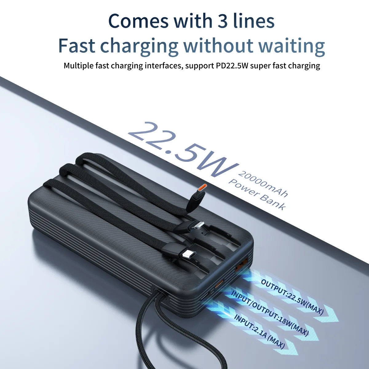 HEPU POWERBANK 40.000 mAh HP-254 - Görsel 4