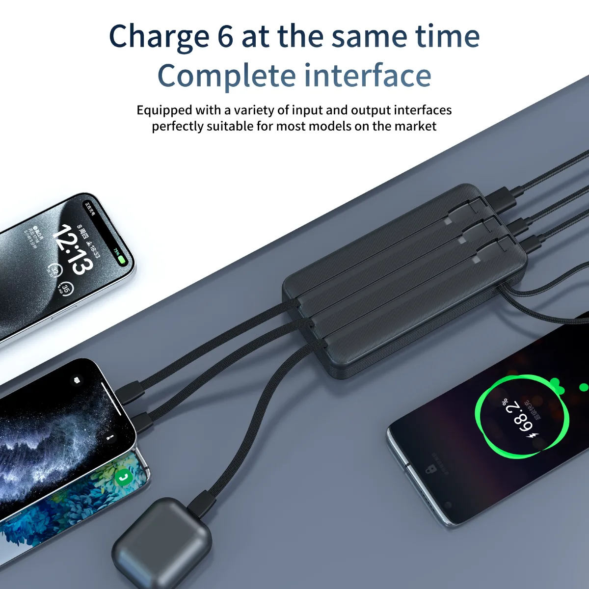 HEPU POWERBANK 40.000 mAh HP-254 - Görsel 7