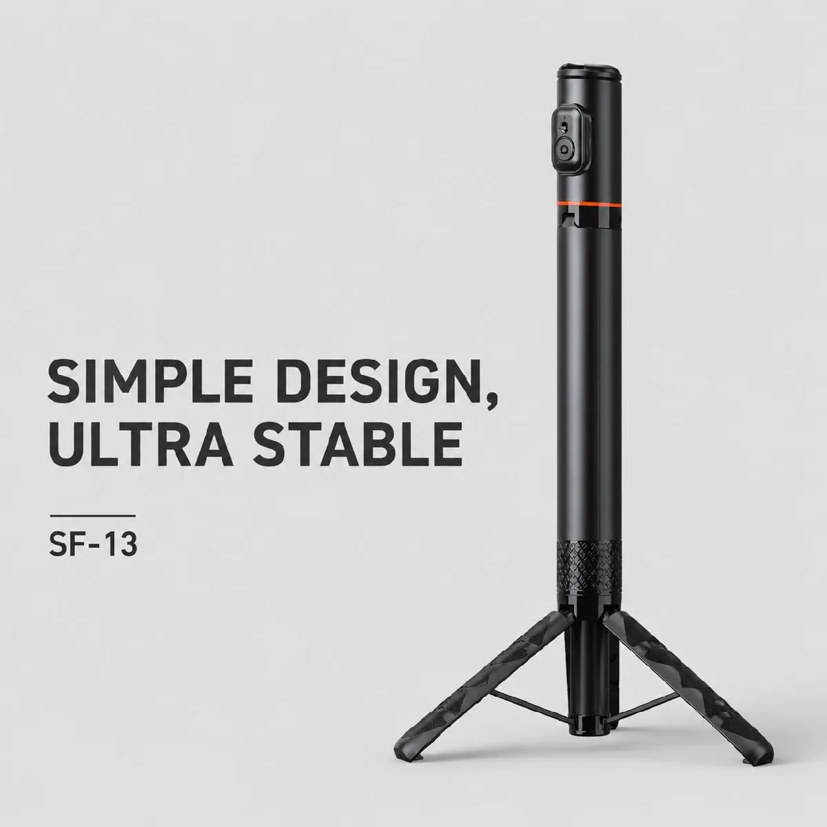HEPU SF-13 Bluetooth Kumandalı Uzatılabilir Selfie Stick Tripod – 1.84 m Uzunluk, Stabil Tripod, Taşınabilir Tasarım - Görsel 3