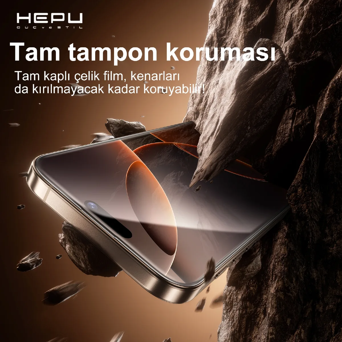 HEPU TITAN HD Clear Cam Ekran Koruyucu – iPhone 13 Pro Max Uyumlu - Görsel 7