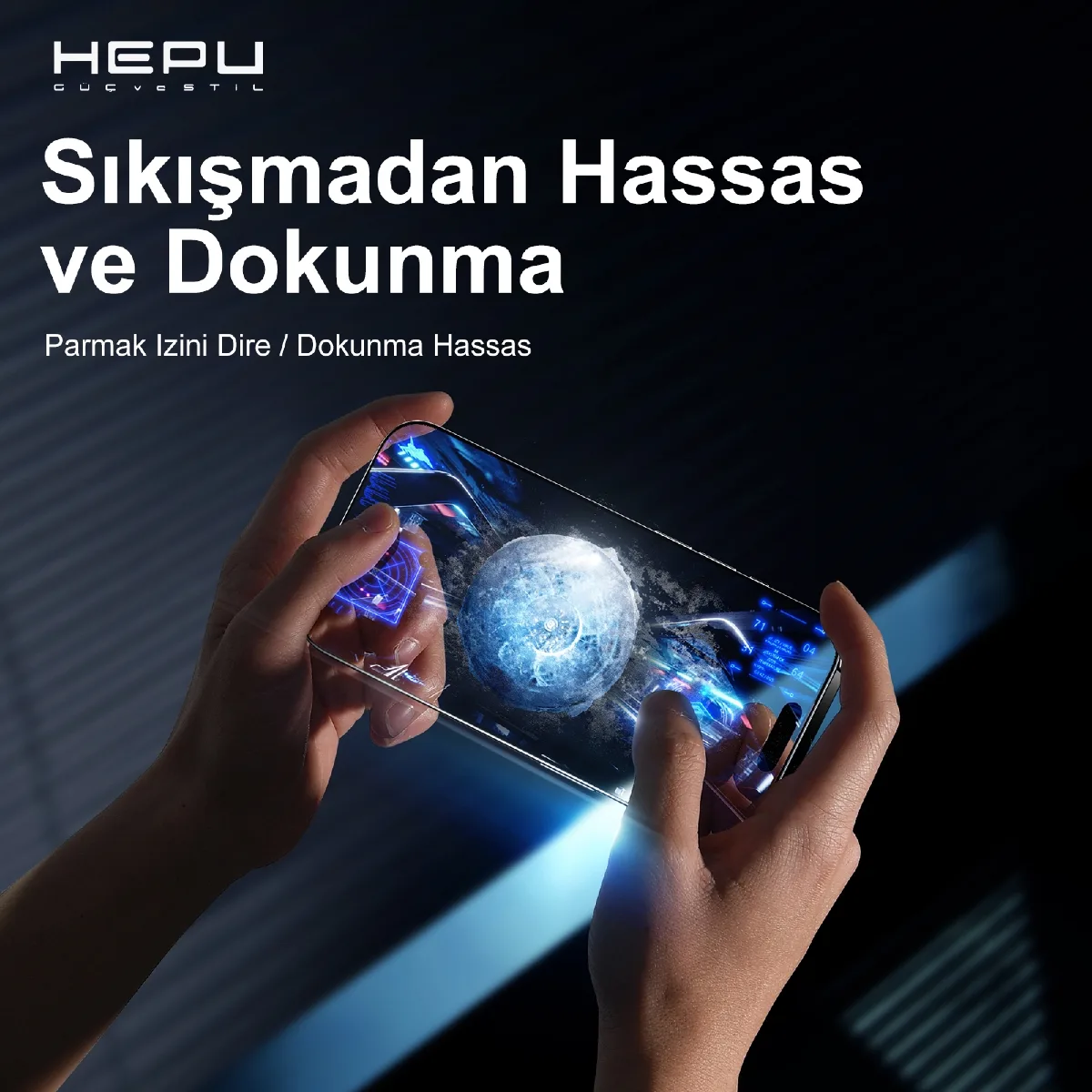 HEPU TITAN HD Clear Cam Ekran Koruyucu – iPhone 15 / 16 Uyumlu - Görsel 5