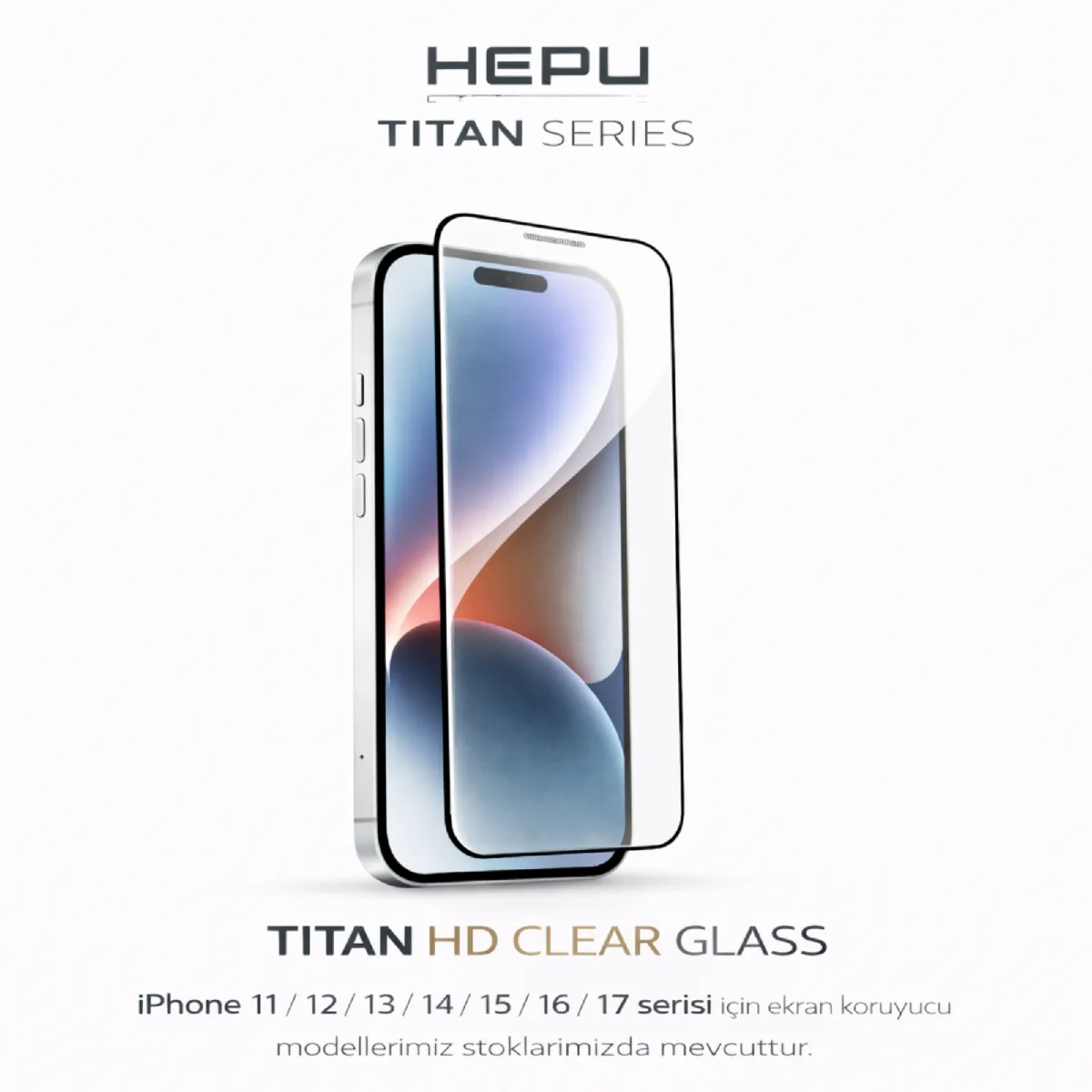 HEPU TITAN HD Clear Cam Ekran Koruyucu – iPhone 17 Pro Max Uyumlu - Görsel 2