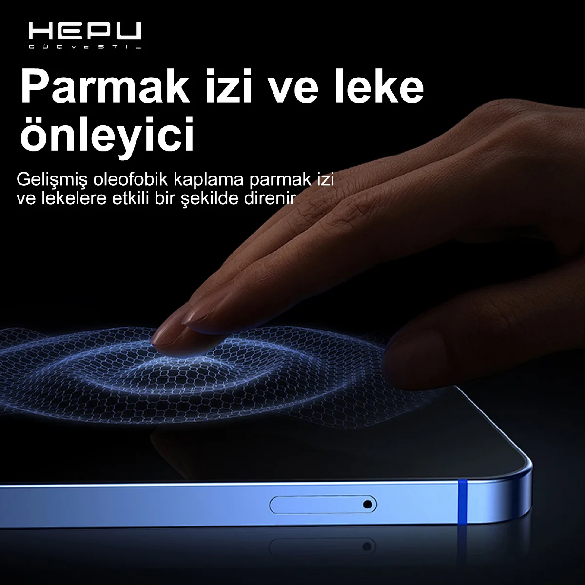 HEPU TITAN Privacy Cam Ekran Koruyucu – iPhone 15 Pro Max Uyumlu - Görsel 4