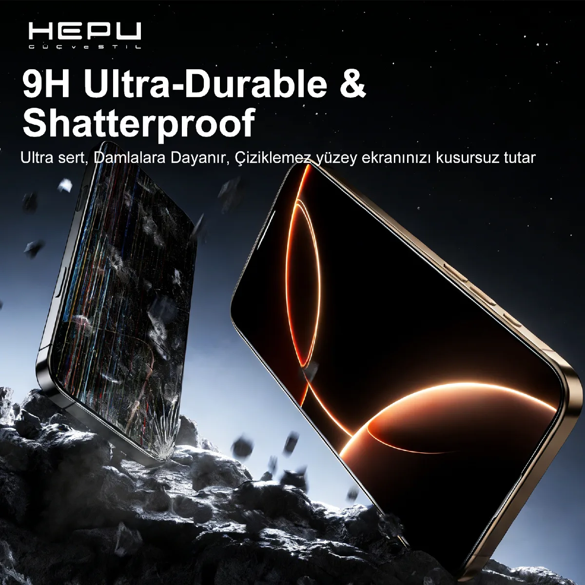 HEPU TITAN Privacy Cam Ekran Koruyucu – iPhone 17 Pro Max Uyumlu - Görsel 5