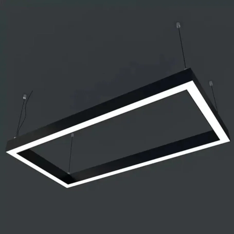 155W 80x160CM Dikdörtgen Linear Armatür