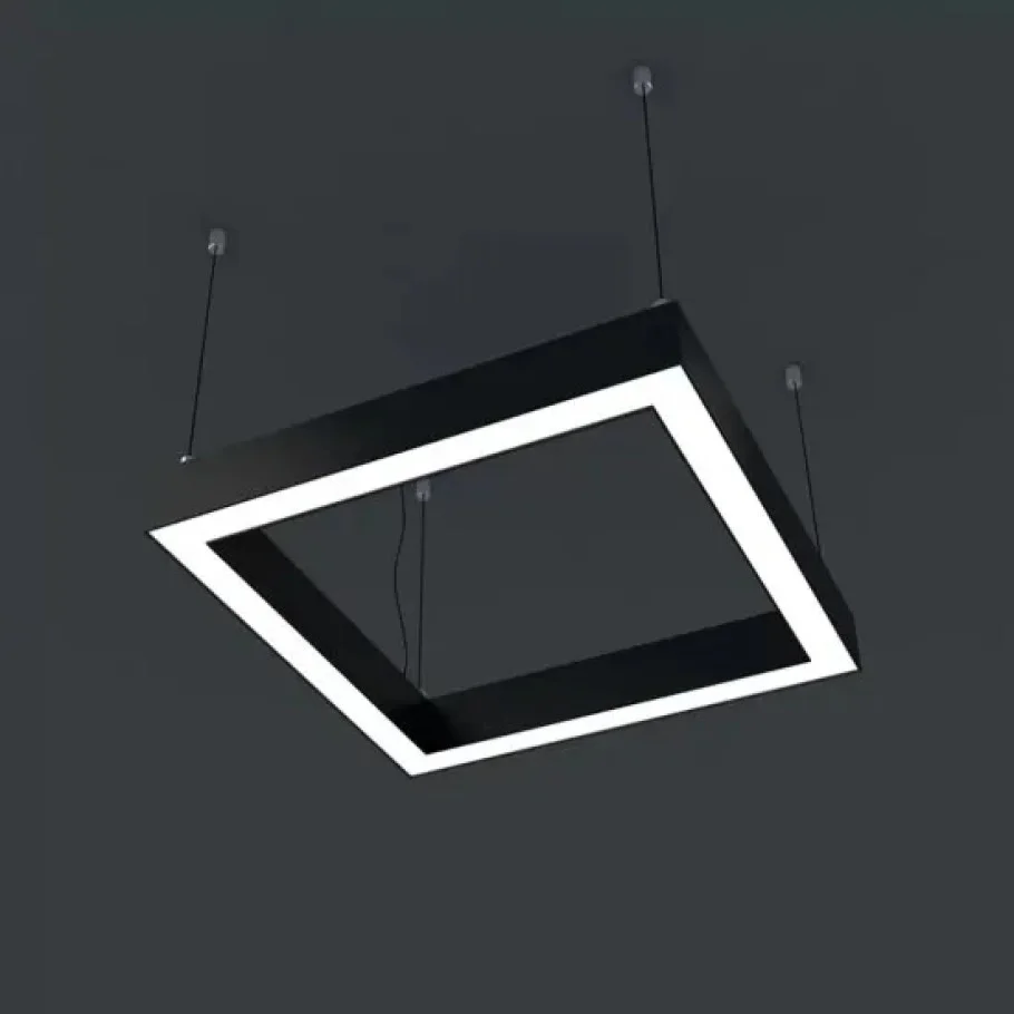75W 60X60CM Kare Linear Armatür